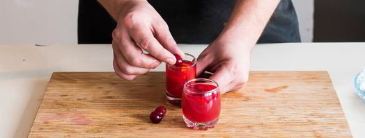 коктейль-желе клюква и водка. Шаг 5