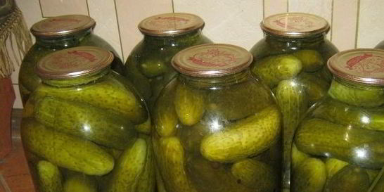 Огурцы соленые с водкой