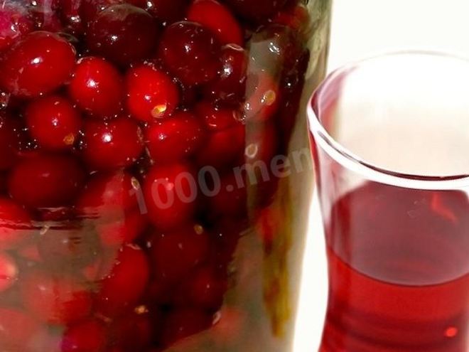 Рецепт водки на клюкве