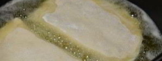 заварное тесто для чебуреков с водкой. Шаг 11