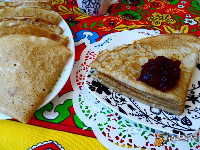 Рецепт заварных блинчиков с водкой