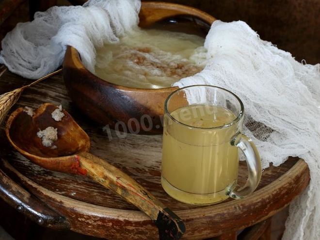 Рецепт березового кваса с ячменем