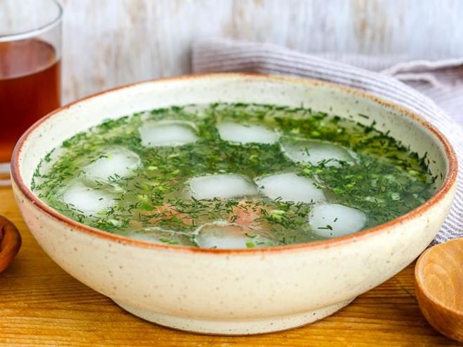 Рецепт ботвиньи с квасом