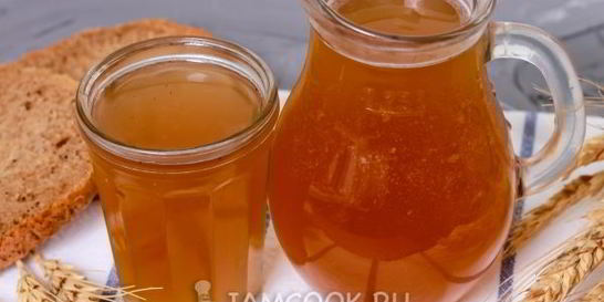 Домашний хлебный квас с дрожжами