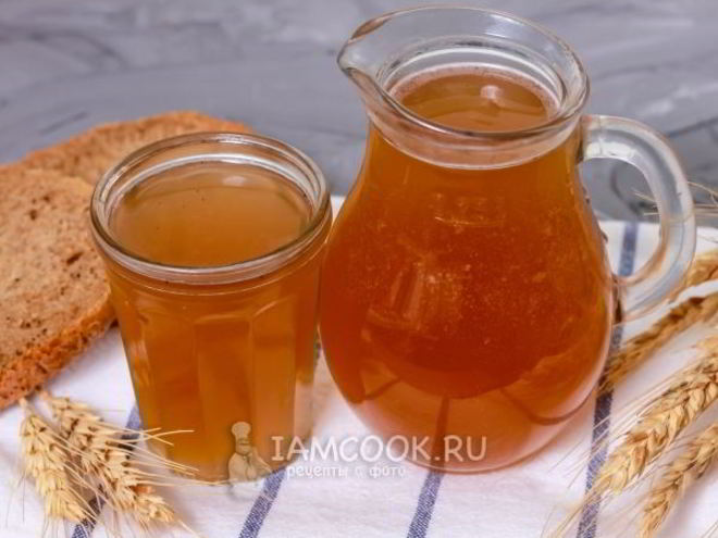 Рецепт домашнего хлебного кваса с дрожжами