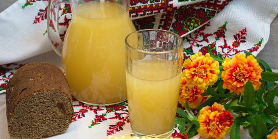 Квас из бородинского хлеба