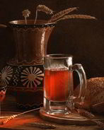 Квас из ржаного хлеба