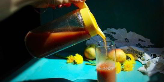 Квас на яблочном соке