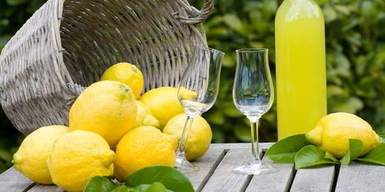 Домашний ликер Лимончелло лимонный