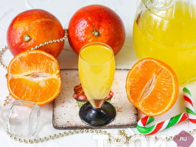 Рецепт ликера апельсинового