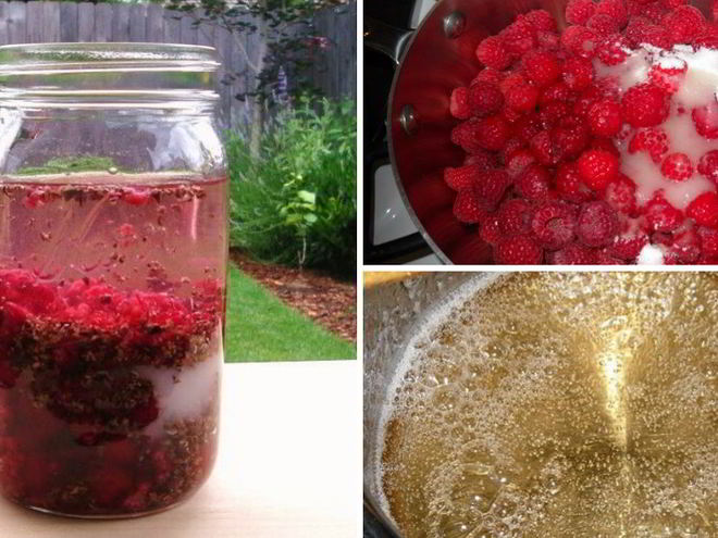 Рецепт малинового ликера