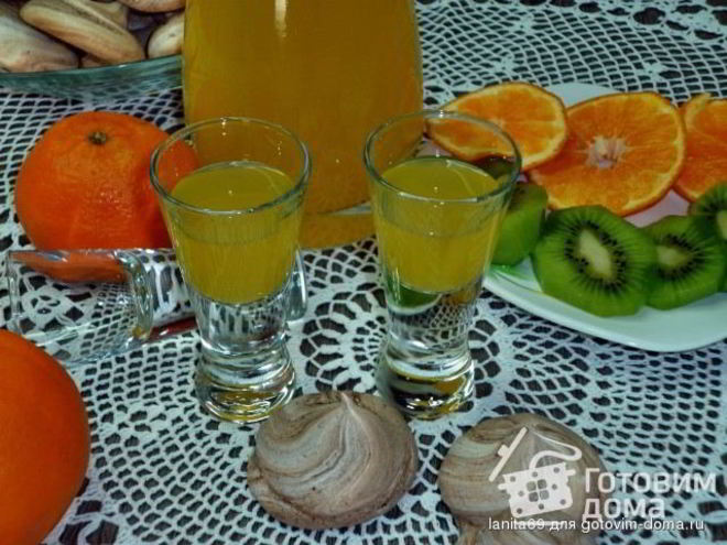 Рецепт оранчеллоликера апельсино-мандариновый