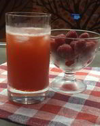 Домашний малиновый лимонад