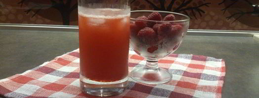 домашний малиновый лимонад. Шаг 10