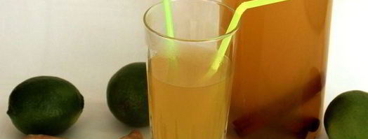 имбирно-лаймовый лимонад на основе зеленого чая. Шаг 4