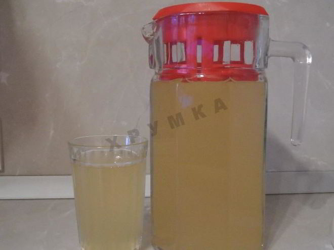 Рецепт имбирного лимонада с яблоками и лимонами