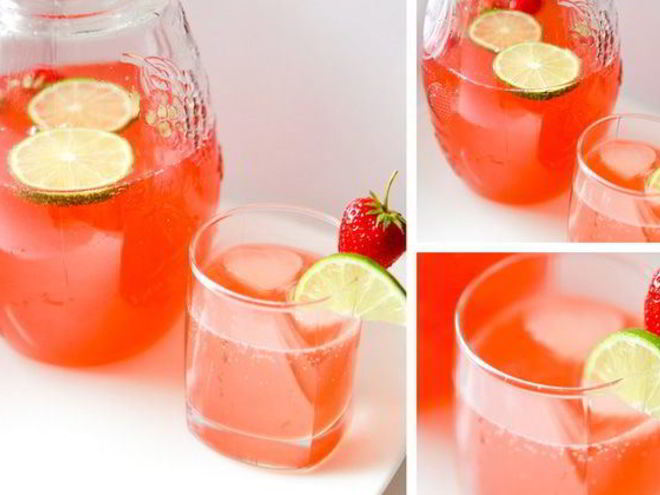 Рецепт лимонада клубничное наслаждение