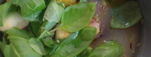 лимонад персик-базилик. Шаг 4