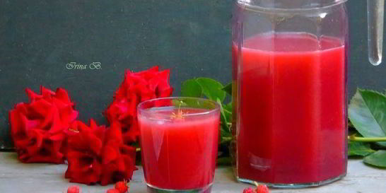 Малиновый лимонад Роза Марокко