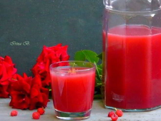 Рецепт малинового лимонада роза марокко