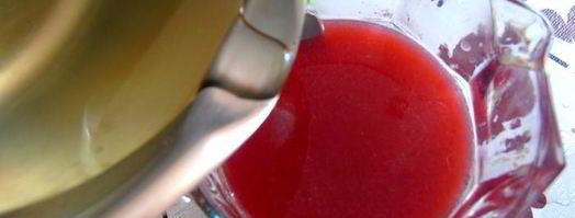 малиновый лимонад роза марокко. Шаг 6