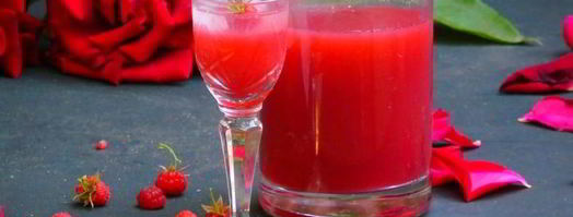 малиновый лимонад роза марокко. Шаг 8