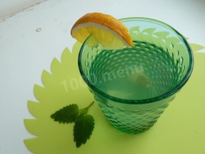 Рецепт напитка лимонад из мяты и лимона