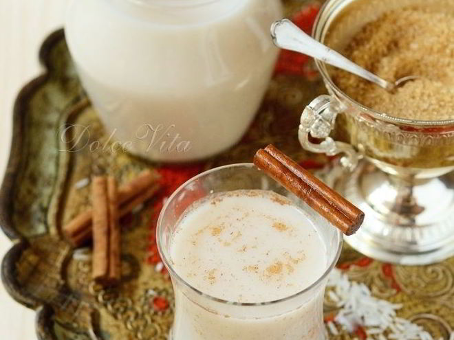 Рецепт мексиканского напитка из риса и миндаля