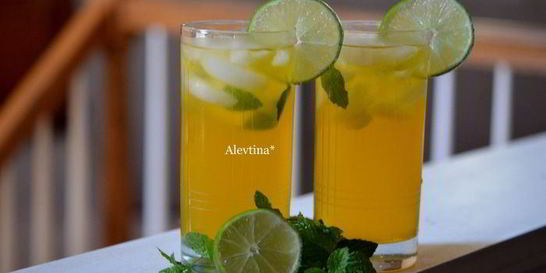 Чай Мохито со льдом