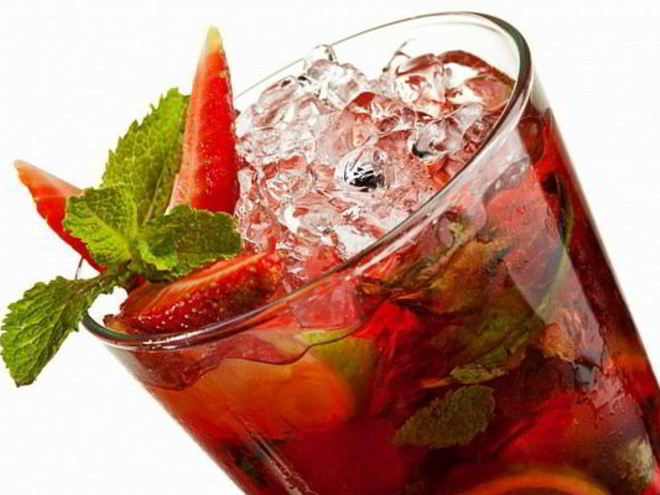 Рецепт гранатового мохито с лаймом