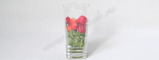 клубничный мохито, безалкогольный. Шаг 6