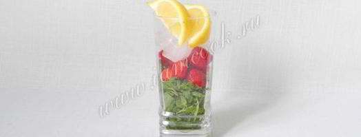 клубничный мохито, безалкогольный. Шаг 7