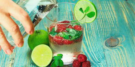 Малиновый мохито