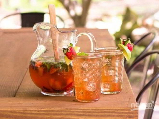 Рецепт мохито безалкогольного клубничного