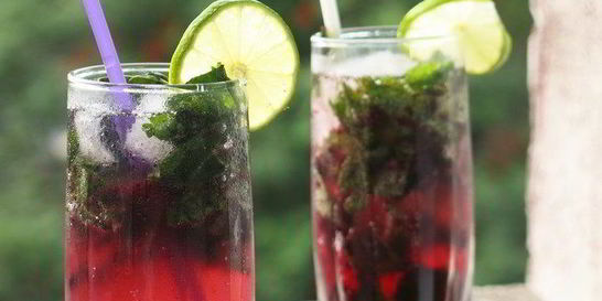 Мохито ежевичный