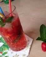 Мохито с клубникой
