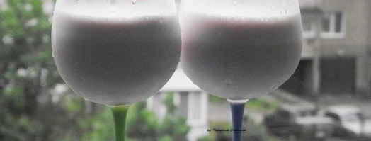 бананово-клубничный молочный коктейль. Шаг 5