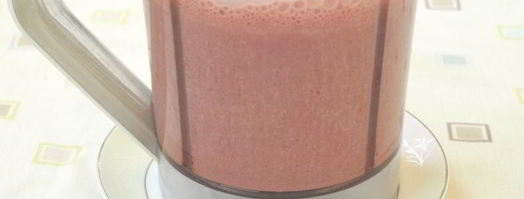 клубнично-шоколадный молочный коктейль. Шаг 5