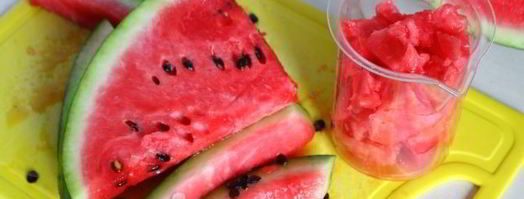 коктейль из арбуза и молока. Шаг 5