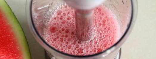 коктейль из арбуза и молока. Шаг 7