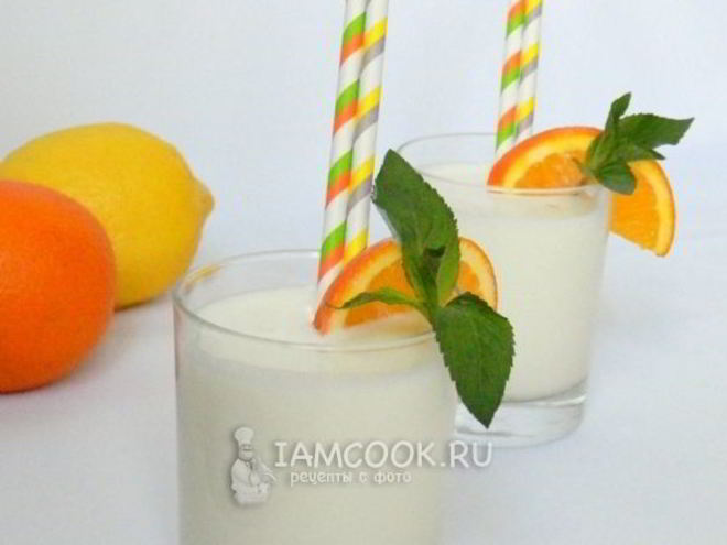 Рецепт коктейля из молока с ананасовым соком