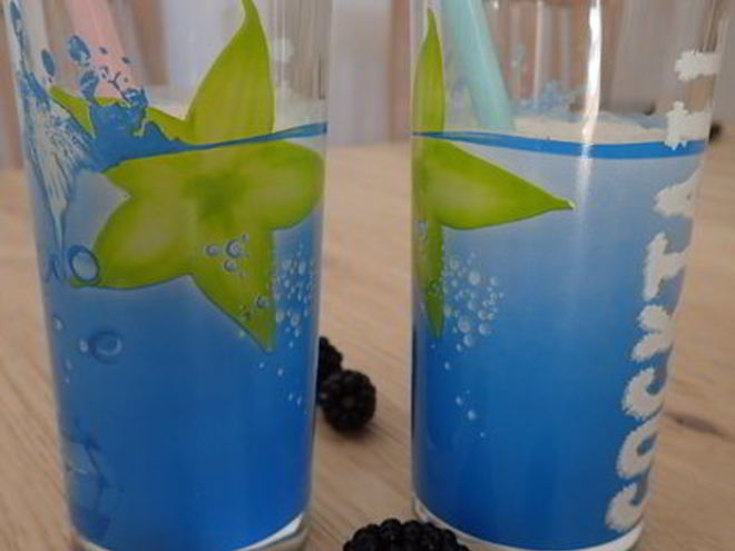 Рецепт молочно-бананового коктейль