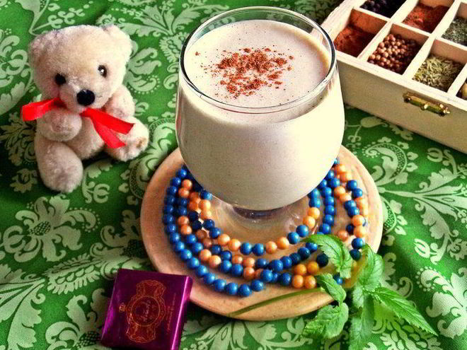 Рецепт молочного коктейля арахисового