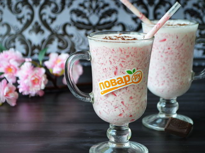 Рецепт молочного коктейля мозайка