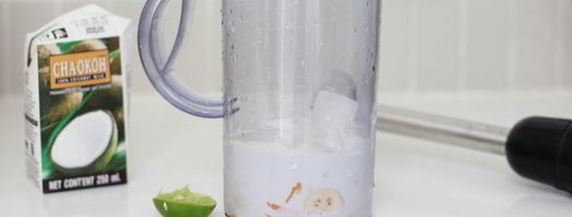 молочный коктейль на кокосовом молоке. Шаг 4