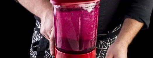 молочный коктейль с черничным нектаром. Шаг 4