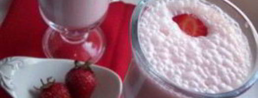 молочный коктейль с клубникой. Шаг 6