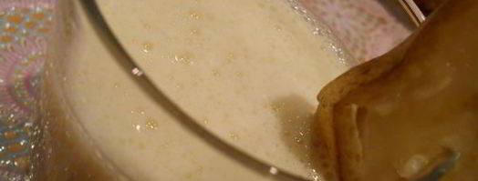 молочный коктейль с перепелиными яйцами. Шаг 5