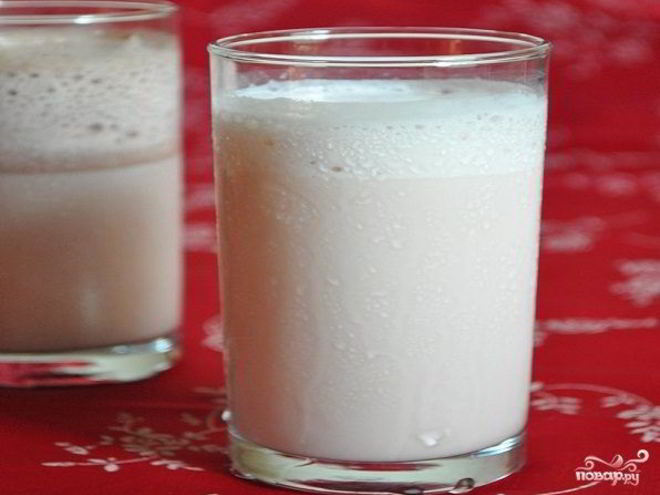 Рецепт молочного коктейля с сиропом