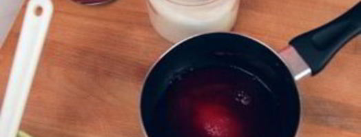 молочный коктейль с ягодным сиропом. Шаг 3